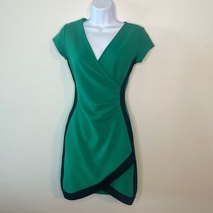 Green and Black Almost Famous dress
